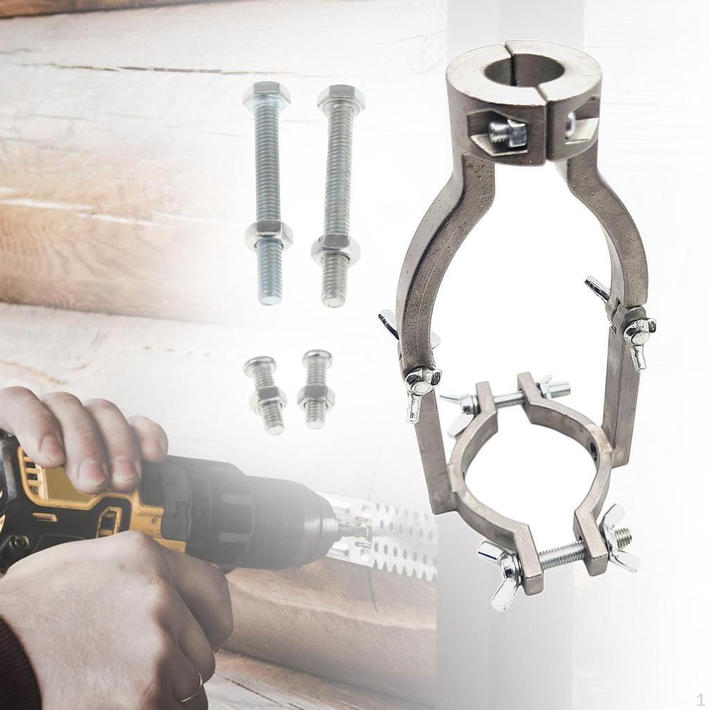 Fixed Drill Holder with Square Hole, Stainless Steel, Quick To Install Or Disassemble, Professional,