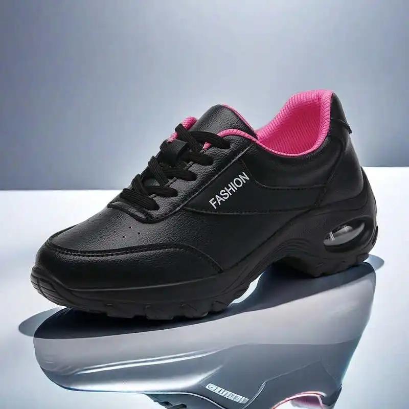 Модная шнурованная низкая женская обувь Обувь для тренировок Женские кроссовки Коричневые ботинки для женщин Спортивная обувь Модные уличные лоферы Тени