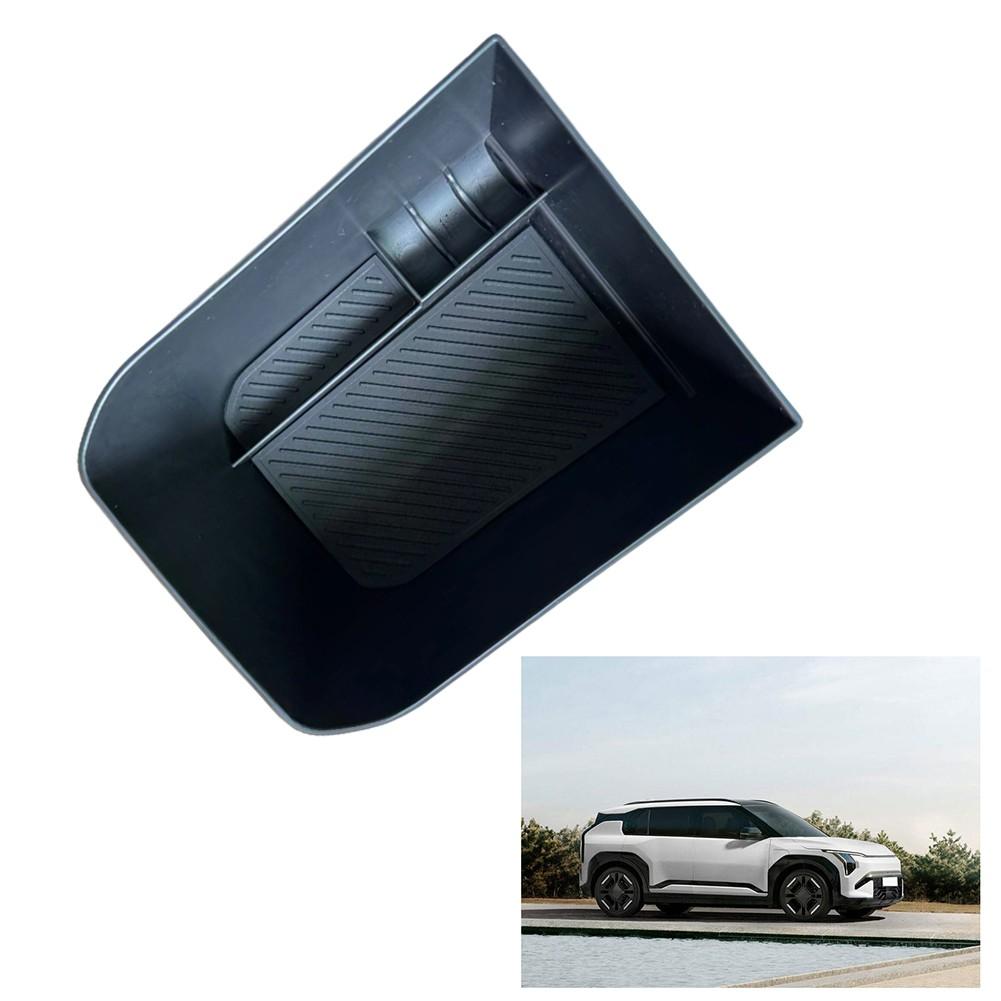 ABS Material Car Console Storage Box Black Color Direct Installation