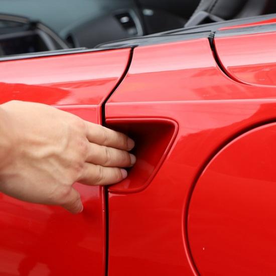 Sports Red Exterior Door Handle Bowl Cover Trim for Corvette C7 2014-