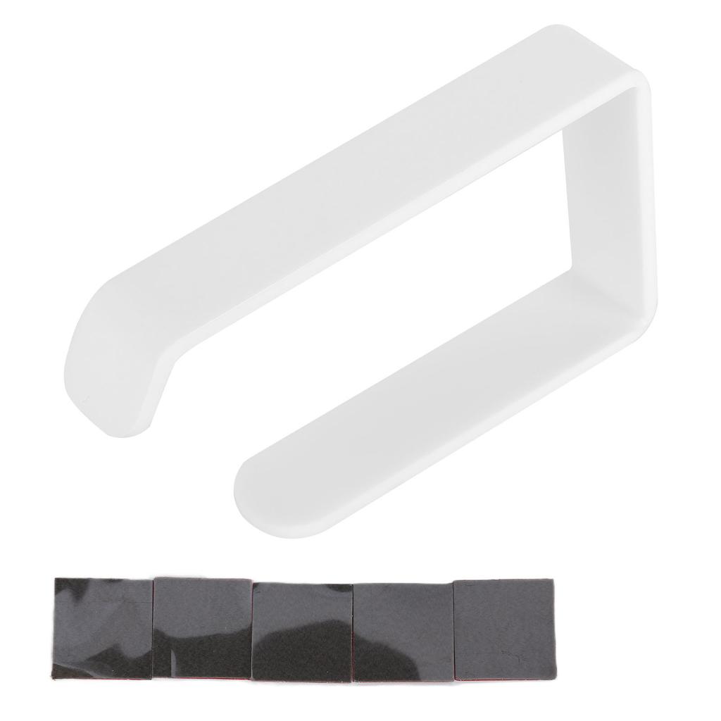 Держатель для салфеток, настенный, без дырокола, акриловый, вешалка для рулонной бумаги для ванной, кухни, белый