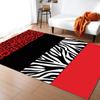 Novelty Leopard Zebra Rugs Home Carpet Area Rug Large Entrance Door Mat Rugs For Bedroom Rug For Living Room Bedroom Decor Mat