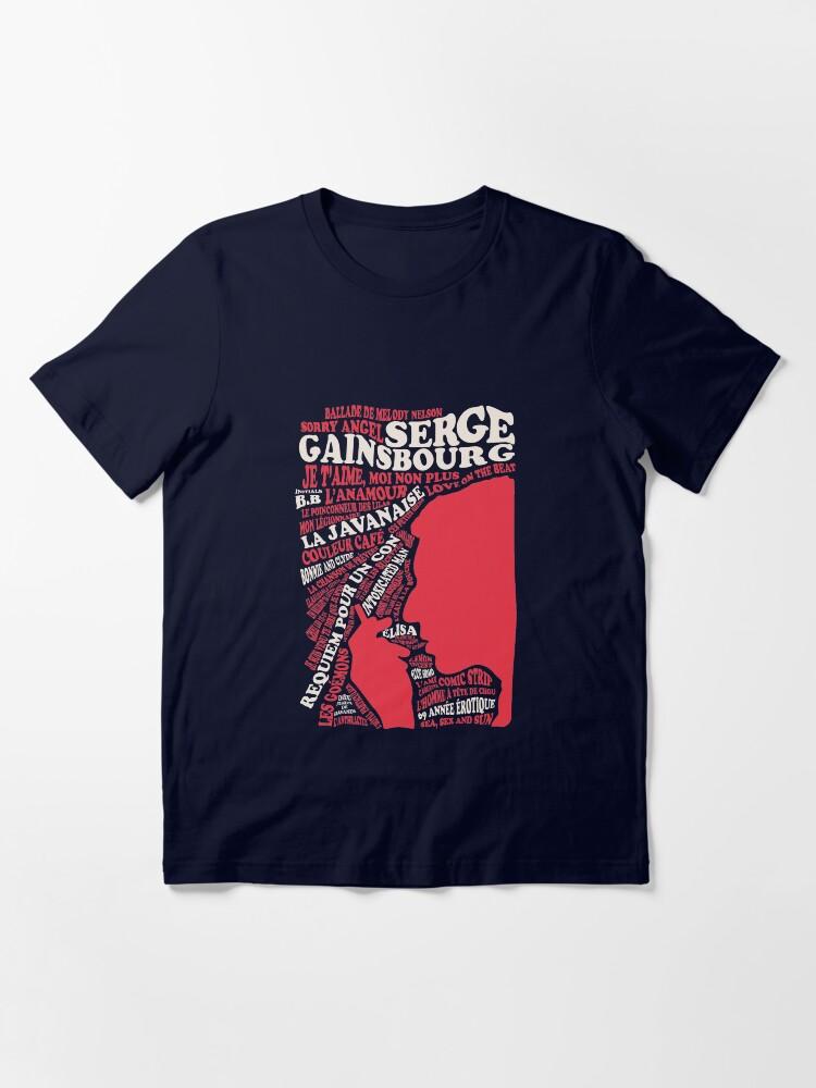 Serge Gainsbourg Copy of Serge Gainsbourg - Discography Essential T-Shirt