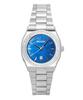 Surveyor Stainless Steel Diamond Accents Blue Mother Of Pearl Dial Quartz 96R246 Women's Watch