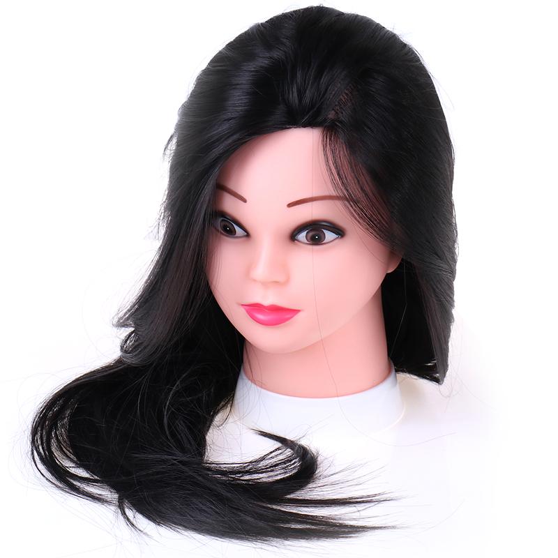 Профессиональная голова манекена, человеческие волосы, парикмахерская, Практика, прическа, кукла-парикмахер
