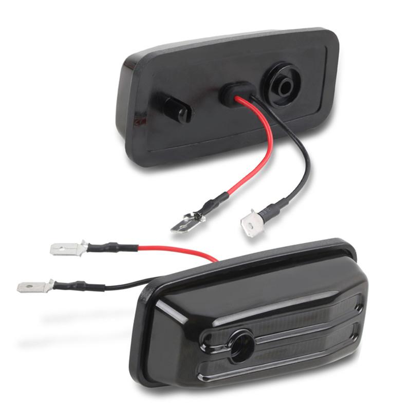2PCS 12V Dynamic LED Turn Signal Indicator Repeater Lamp Side Marker Light For BENZ W461 W463 G-Class G500 G550 G55 G63 G65