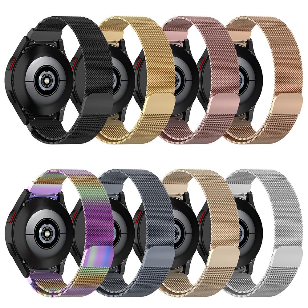 Ремешок Milanese Loop для Samsung Galaxy Watch 4/5/6/7 из нержавеющей стали, сетчатый ремешок для часов Galaxy Watch FE