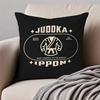 Sports JJuDdo Martial Arts Cushion Cover Pillowcase Antidustmite Invisible Zipper Short Plush Sofa Cushion