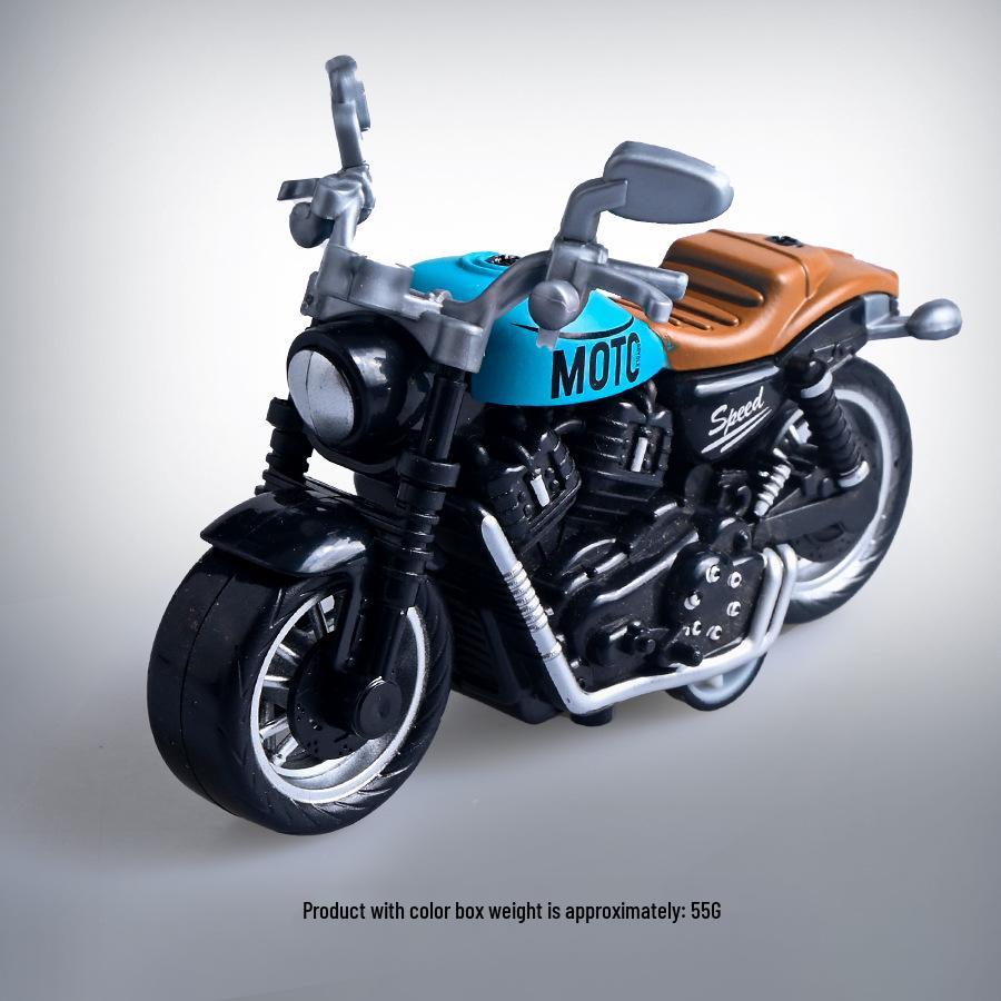 Cross-border Alloy Motorcycle Model: Racing Toy with Sliding Linkage Parts