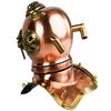 15.24 Cm Brass Copper Diving Helmet Replica Nautical Steampunk Decor