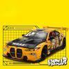 Совместный выпуск 1/24 масштаба BMW M4 GT3 сплава спортивная модель автомобиля литой металл трек гоночный автомобиль модель звук свет детский подарок