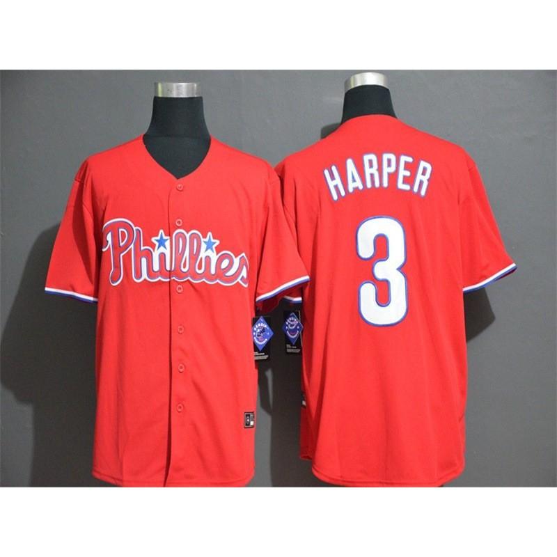 Unisex MLB Style Baseball Jersey Tee Shirt Casual Streetwear Top Men Women Fans