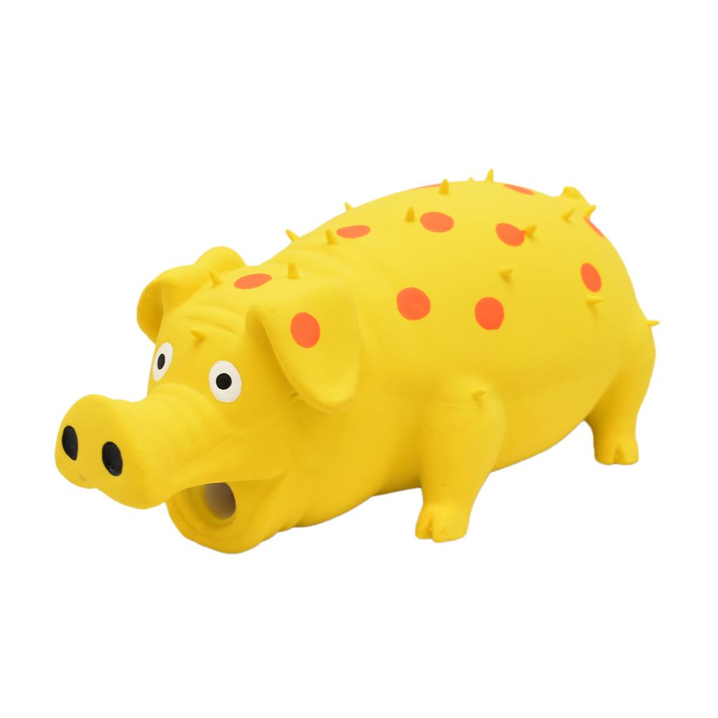 Игрушки для собак, головоломки с молярами, голос свиньи, латексные игрушки для домашних животных, латексная свинья, латексная игрушка для собак, скрипучая игрушка в горошек, игрушка для собак-свиней