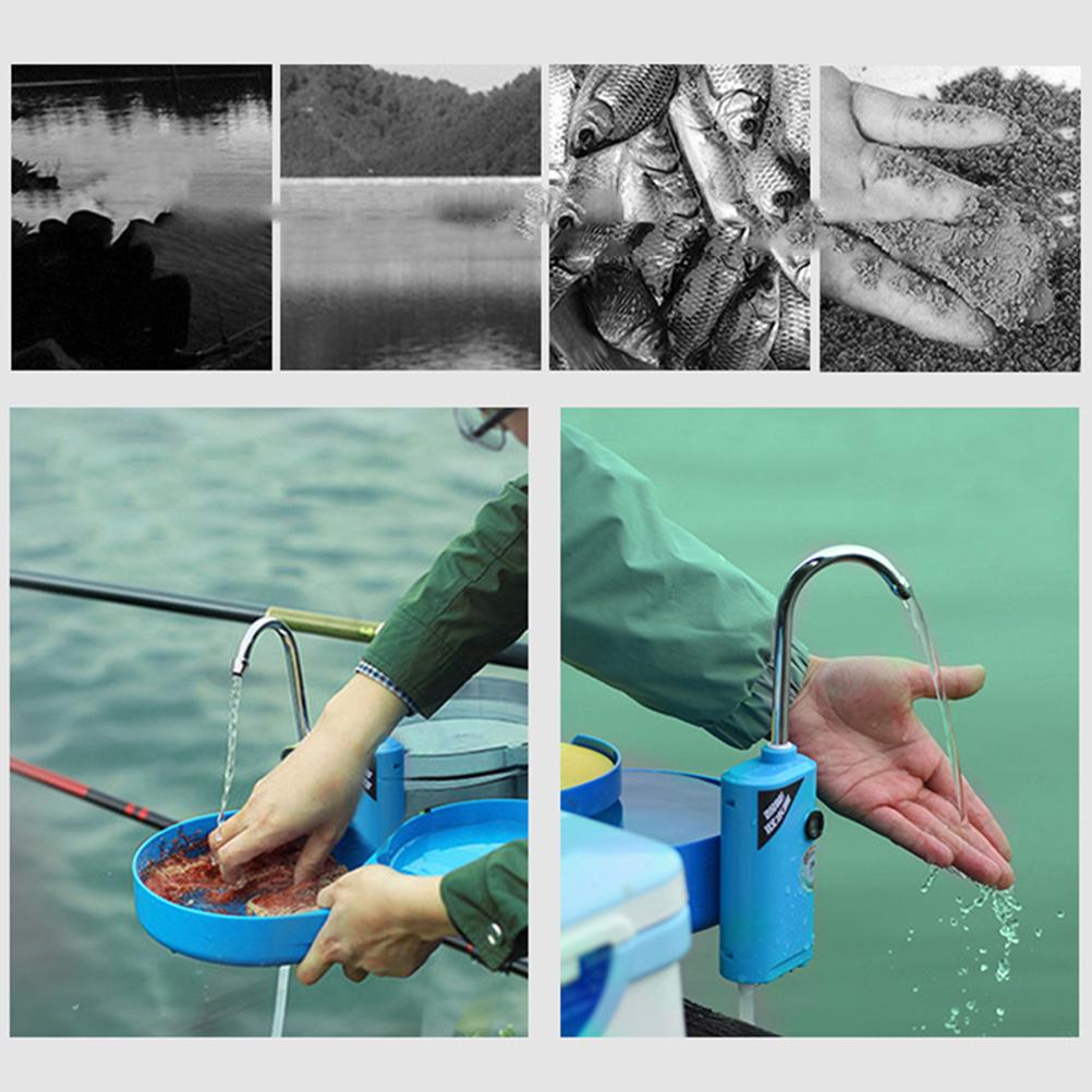 Портативный кислородный насос для рыбалки, поглотитель воды, умный автоматический индукционный светодиодный кислородный насос для рыбалки