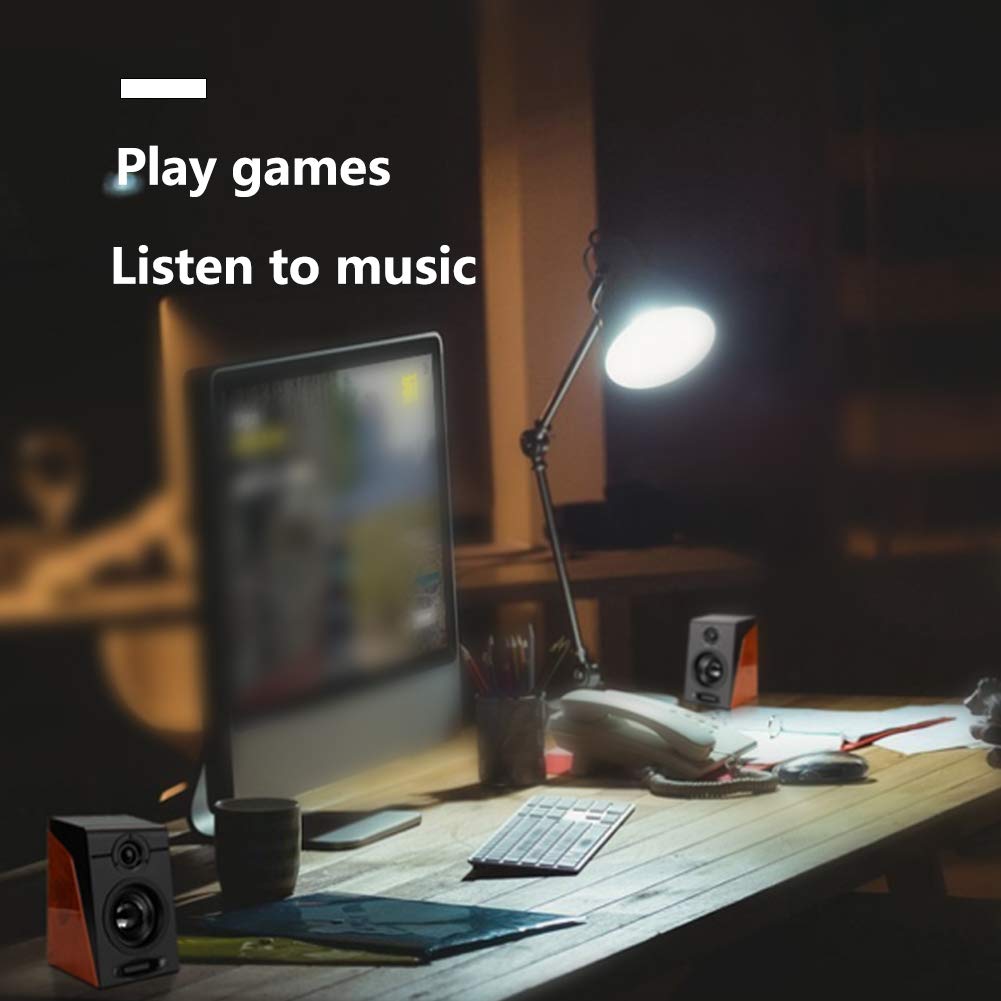 Компьютерные проводные настольные мультимедийные небольшие настольные колонки со стерео сабвуфером с питанием от USB для телевизоров Колонки, колонки, звук, ноутбуки, компьютеры,