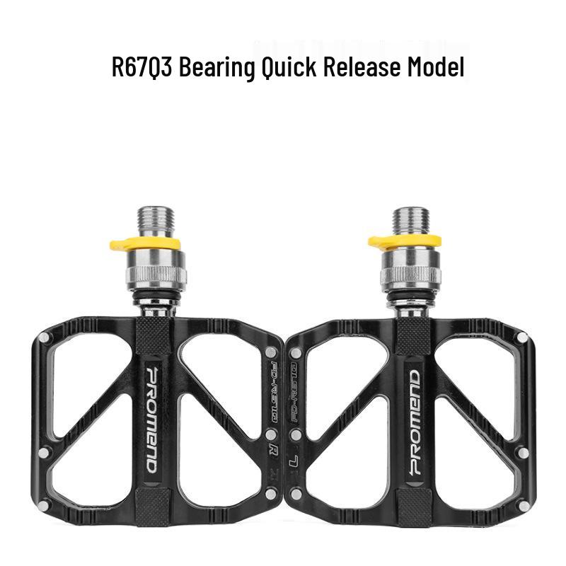 Педали складные быстросъемные из алюминиевого сплава с подшипниками для шоссейных велосипедов