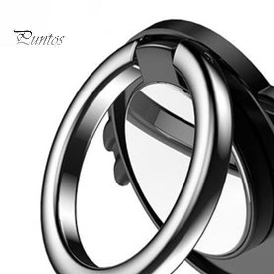 Mobile Phone Stand Magnetic 360-degree Rotation Ultra-thin Cell Phone Finger Ring Holder for Desktop