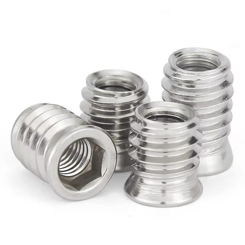 Stainless Steel Insert Nuts M3 M4 M5 M6 M8 Threaded Insert Nuts For Wood Furniture