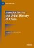 Книга Introduction To the Urban History of China