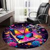 1pc Office Carpet Chair Mats Colorful Butterfly Fantasy Box Perfect for Decorating Office Chairs, Living Rooms, Or Bedrooms