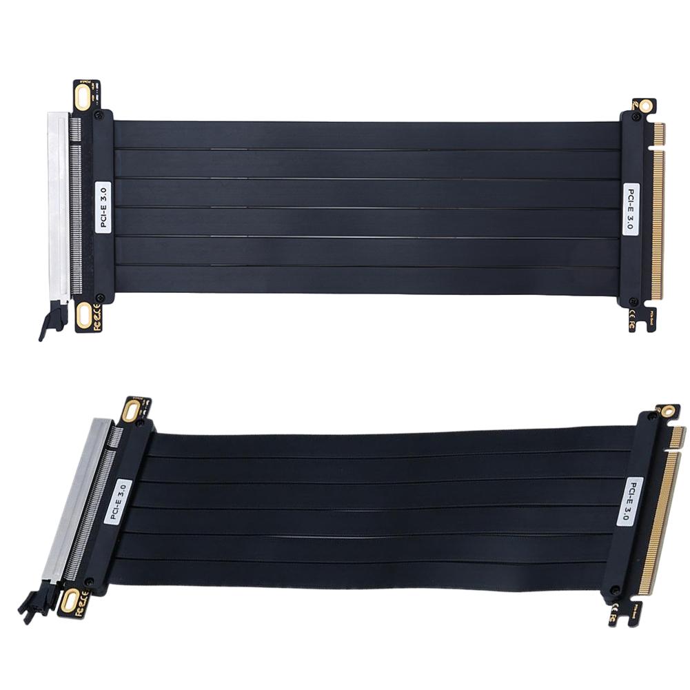 Кабель-удлинитель PCI-E 3.0 PCIe 3.0 x16 Высокоскоростной Гибкий Удлинитель Карты Порт Расширения Адаптер 180 Градусов Удлинительный Шнур для GPU