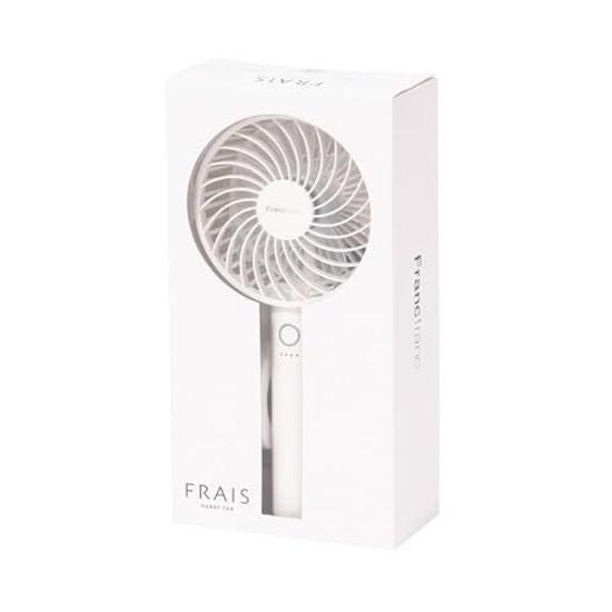 2026 Model Francfranc Fure Handy Fan White Portable 5 Speed Settings Rechargeable USB Charging Type-C Compatible Quiet