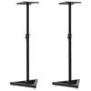 VidaXL Studio Monitor Speaker Stands 2 Pcs Black Steel