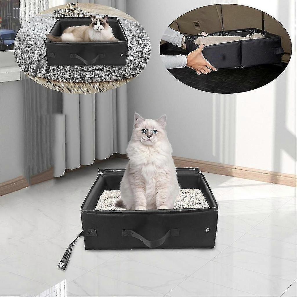 Portable Cat Toilet Travel Cat Litter Box Portable Cat Litter Box Foldable Cat Litter