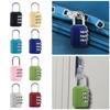 Lock 3 Dial Digit Password Lock Dormitory Cabinet  Lock Backpack Zipper Lock Luggage Padlock