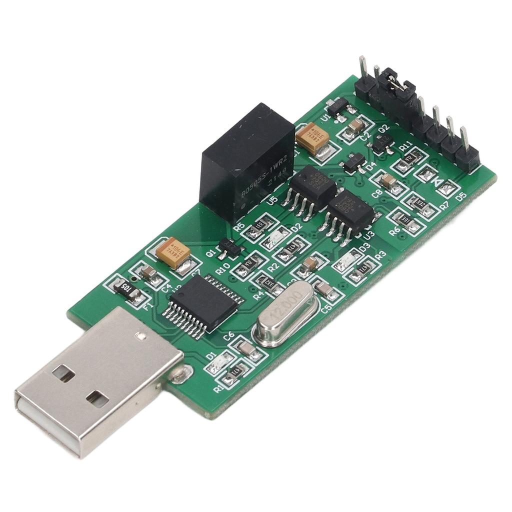 Изолированный модуль источника питания Высокоскоростной USB-TTL последовательный порт Оптопара Изолированный TTL выходной модуль