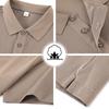 Premium Customizable Mulberry Silk Blend Polo Shirt