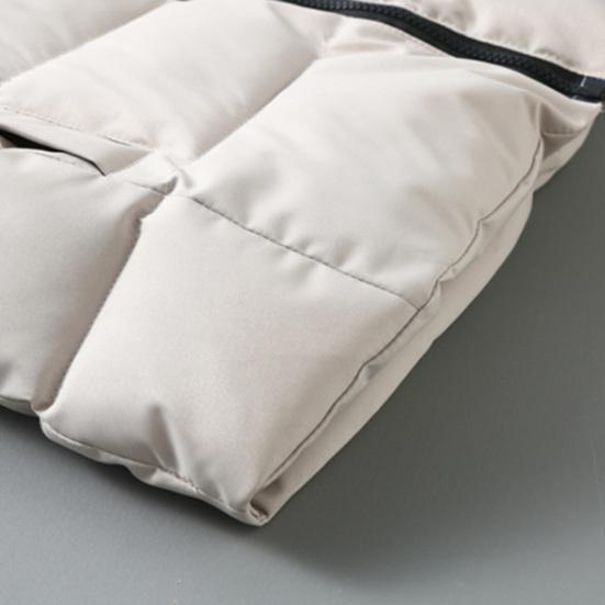 Унисекс хлопковый жилет с капюшоном, воротником-стойкой, завязками на шнурке, без рукавов, застежкой-молнией, жилет с карманами, однотонный утепленный жилет, куртка