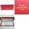 Used CARTIER Ballpoint pen Santos de Cartier ST150192 steel/metal Silver gold Rotary type