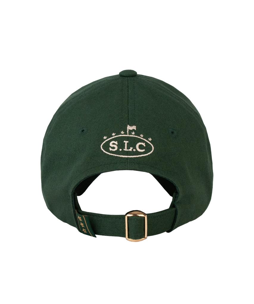 Кепка с козырьком Seleodeilejeokeulleob Signature - Зеленый British Racing Green и нашивка с зеленой полосой