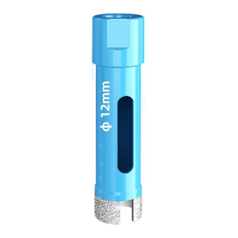 652F Thickened Diamantine Tip Grinder Hole Cutter 5 Segment Blade Design Reduced Vibration Clean Cutting for Glass Tile