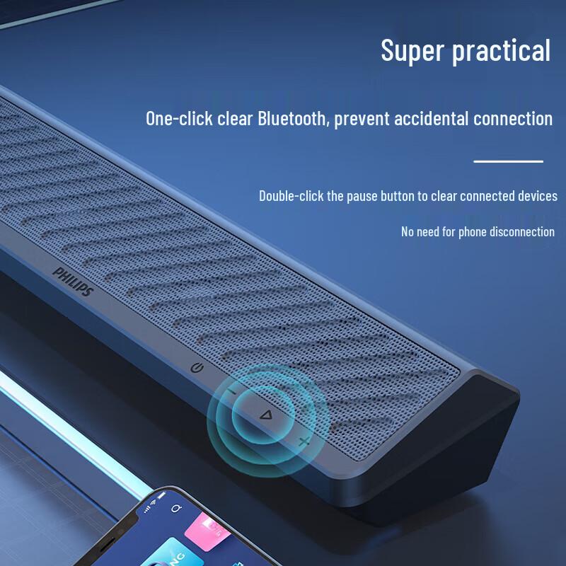 Philips SPA5308 Bluetooth Gaming Computer Speaker with RGB Lighting