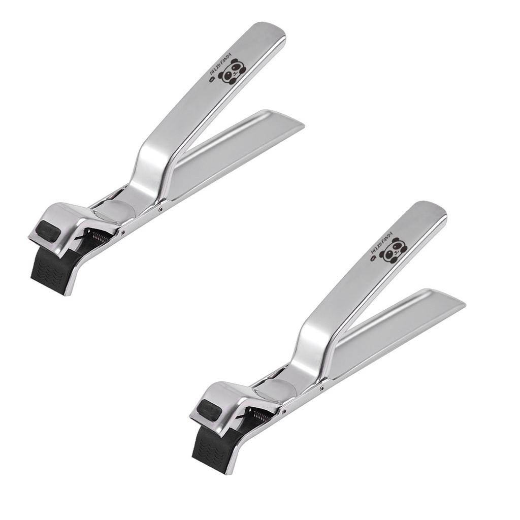 Stainless Steel Hot Bowl Clip Anti-hot Dish Clamp Pot Pan Gripper Non-slip Tongs Kitchen Gadgets Bowl Dish Lifter
