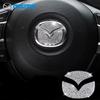 Для Mazda 3 6 2 CX-3 CX-4 CX5 CX9 CX3 CX4 CX-5 CX-9 Стиль Автомобиля Руль Эмблема Блестящий Алмазный Логотип Наклейка на Автомобиль Аксессуары