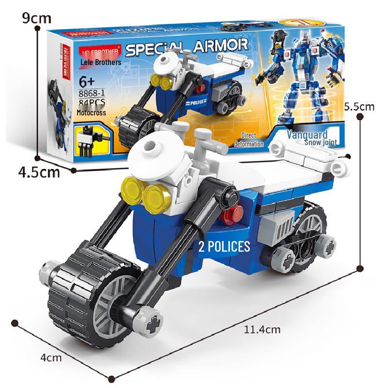 Совместимая Инженерная Модель Пожарного Робота-Машины - Образовательная Сборная Игрушка с Конструктором