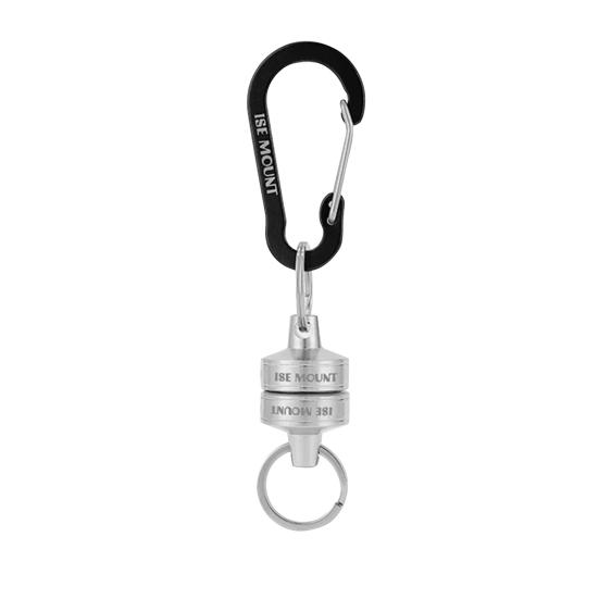 Ретрактор для рыболовной сети нахлыстом Широко используемый ретрактор с магнитным зажимом и выдвижным спиральным ремешком-карабином