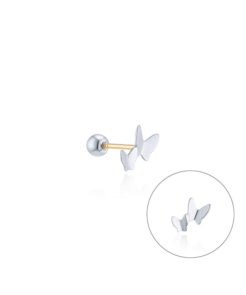 Пирсинг Lloyd Twin Butterfly из 14-каратного золота Lpfp3030G