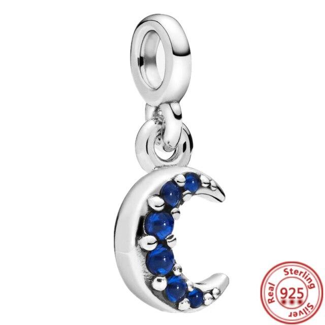 Серьги-браслет Charm Me, ювелирные изделия своими руками, серебро 925 пробы, моя любовь, морская звезда, фламинго, ласточка, мир, мини-подвеска из бисера