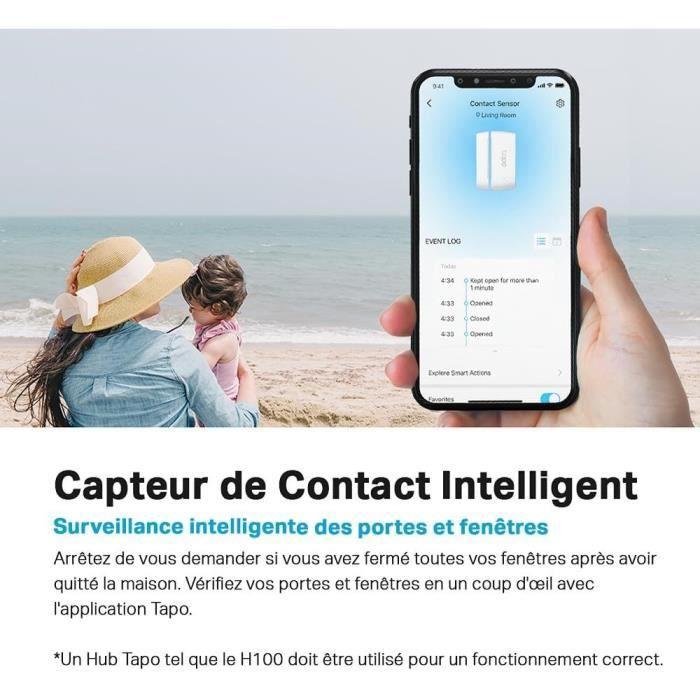 Détecteur De Mouvement - TP-LINK - Tapo T110 - Sans Fil - Intérieur - Couleur Blanc