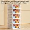 Складной пластиковый ящик для хранения, складная корзина для хранения, многоцелевой контейнер для хранения, органайзер для шкафа, для гардероба, спальни, прачечной