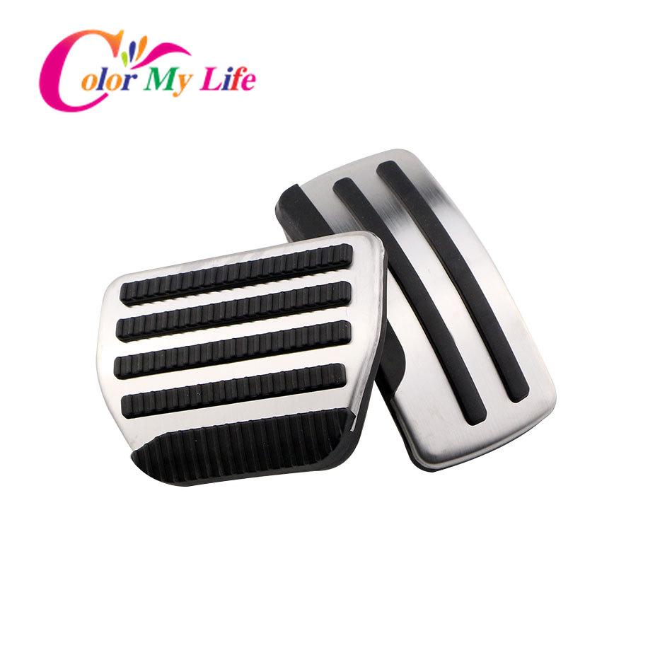 Автомобильные педали Color My Life AT для Infiniti QX60 QX80 QX30 2014-аксессуары, накладка на педаль газа, защита педали тормоза