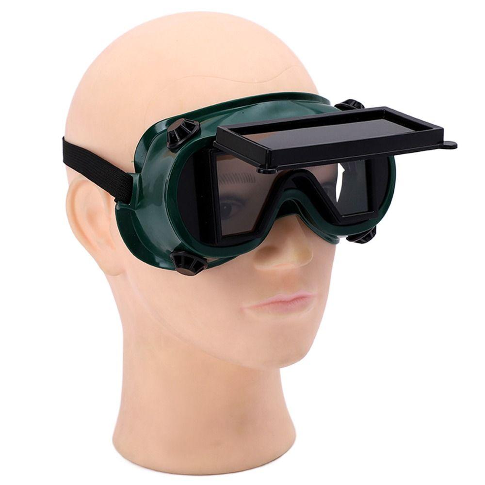 Work Safety Welding Goggles With Flip Cap Welder Accessory Eye Protector Protection Eyeglass