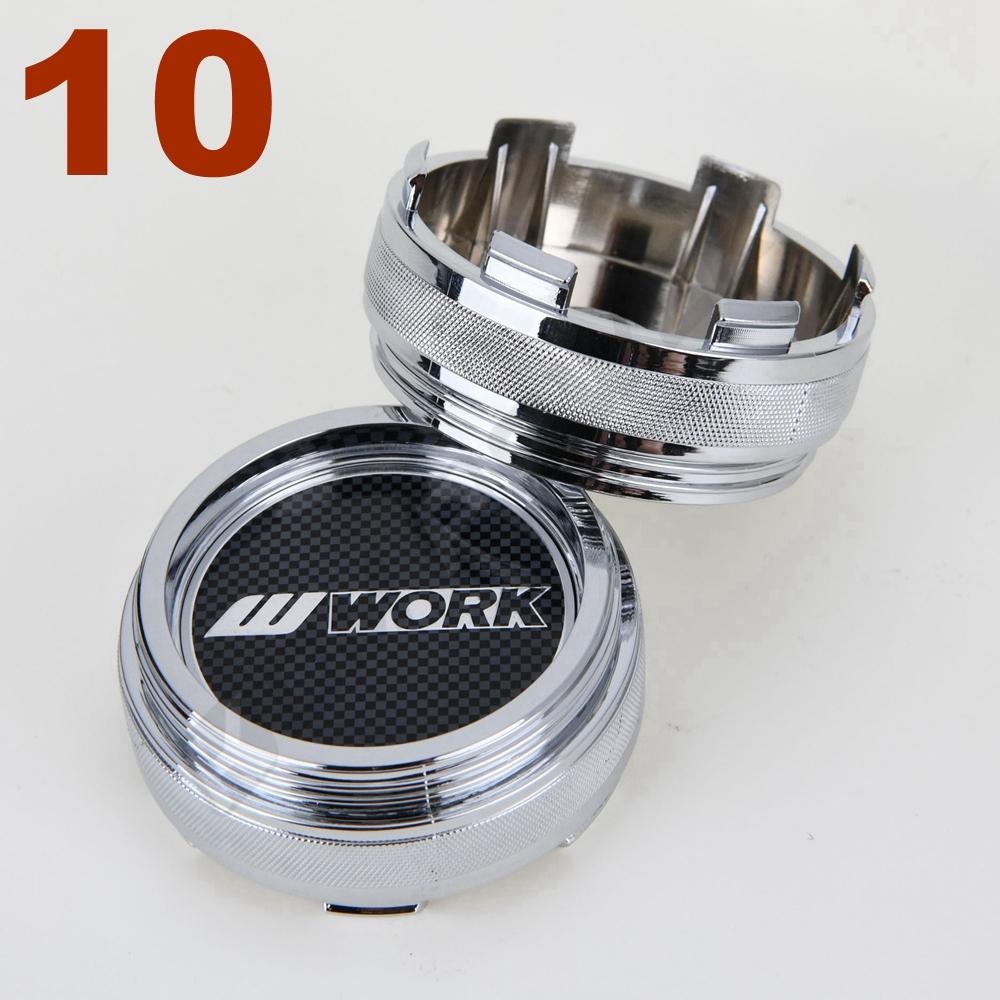 DBS3 4PCS 61MM OD / 57.5MM ID Sport Rim Cap WORK EMOTION MEISTER VS Sticker Centre Cap Rim Wheel Cover Cap Hubcaps