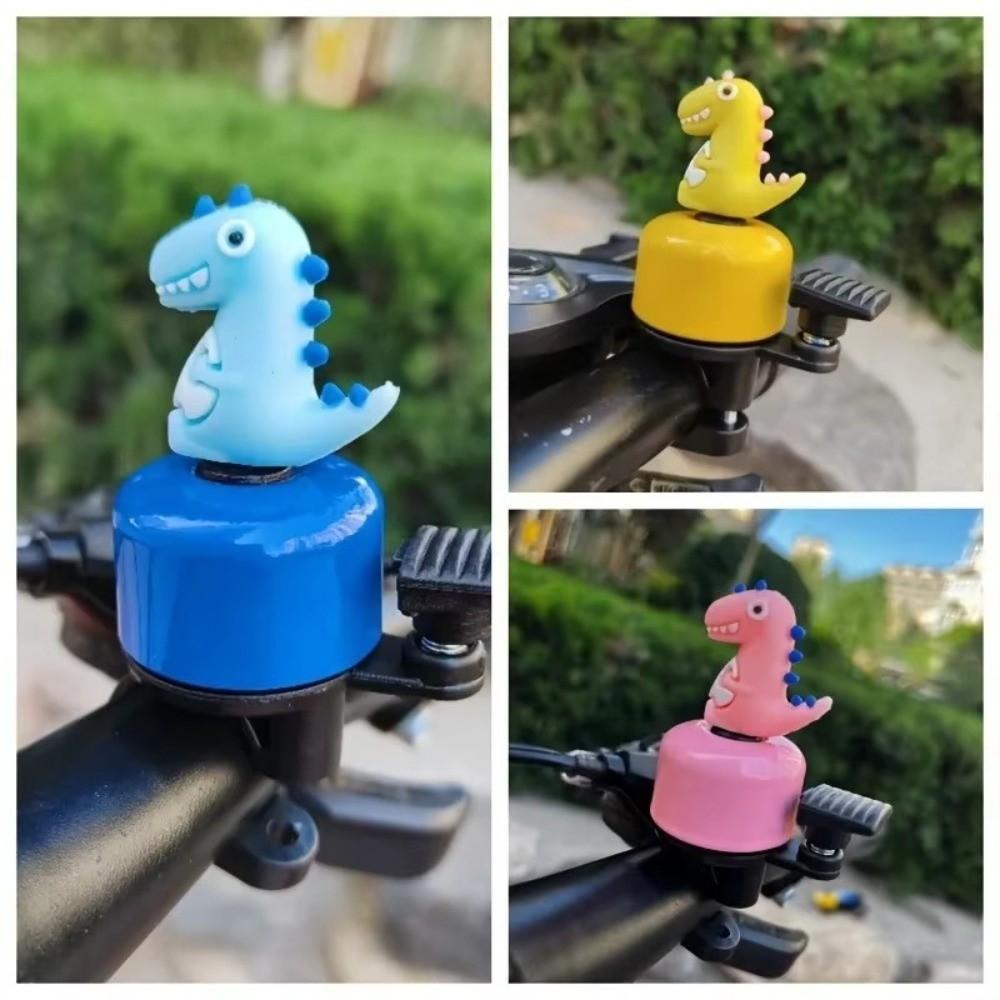 Cartoon Dinosaur Bicycle Bell Metal Warning Alarm Bell New Kids Cycling Bell  Handlebar Accessories