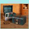 Wooden Jewelry Storage Box With Lid For Necklace Earring Organizer New Chinese Style