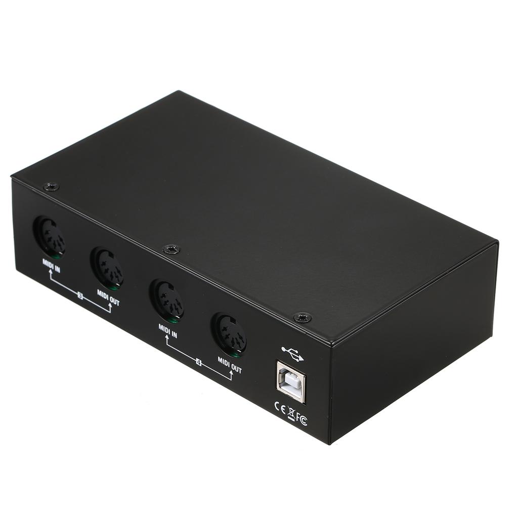 UM4X4 USB MIDI-интерфейс 4 входа/4 выхода 64 MIDI-канала 4i/4o + объединение 2i4o MIDI-блок 4X4
